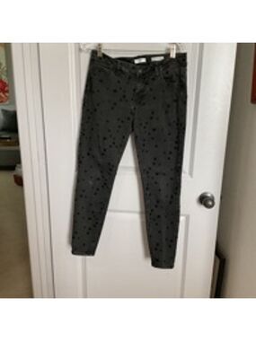 Women's Kensie Jeans Size 10 Gray with Black Stars